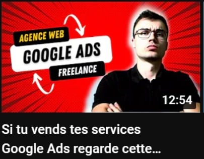 agence web freelance google ads